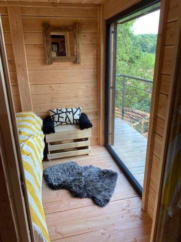 Le Moonloft Insolite Tiny-House Dans Les Arbres & 1 Seance De Sauna Pour 2 Avec Vue Panoramique Osenbach Kültér fotó