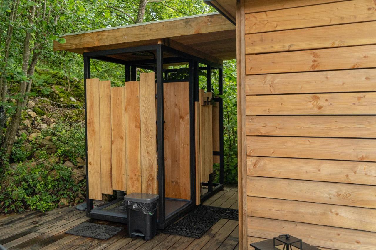 Le Moonloft Insolite Tiny-House Dans Les Arbres & 1 Seance De Sauna Pour 2 Avec Vue Panoramique Osenbach Kültér fotó