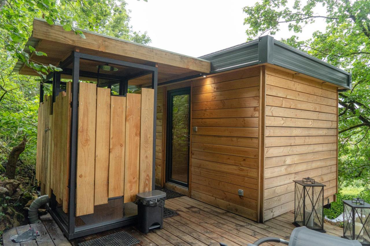 Le Moonloft Insolite Tiny-House Dans Les Arbres & 1 Seance De Sauna Pour 2 Avec Vue Panoramique Osenbach Kültér fotó