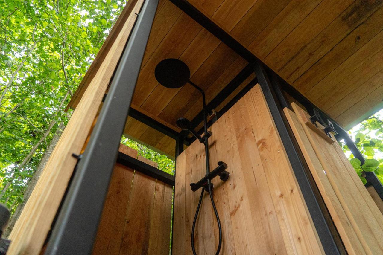 Le Moonloft Insolite Tiny-House Dans Les Arbres & 1 Seance De Sauna Pour 2 Avec Vue Panoramique Osenbach Kültér fotó