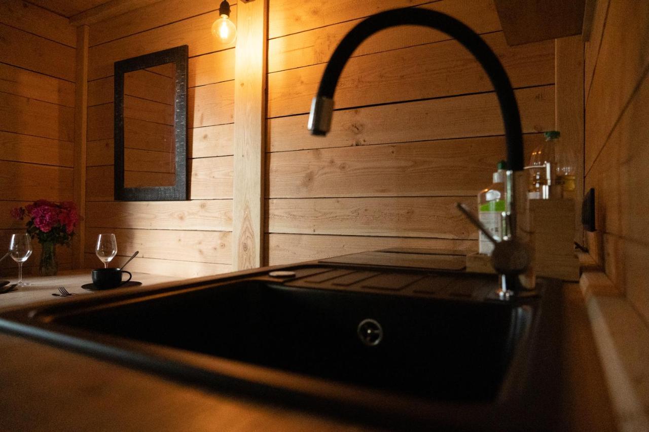 Le Moonloft Insolite Tiny-House Dans Les Arbres & 1 Seance De Sauna Pour 2 Avec Vue Panoramique Osenbach Kültér fotó