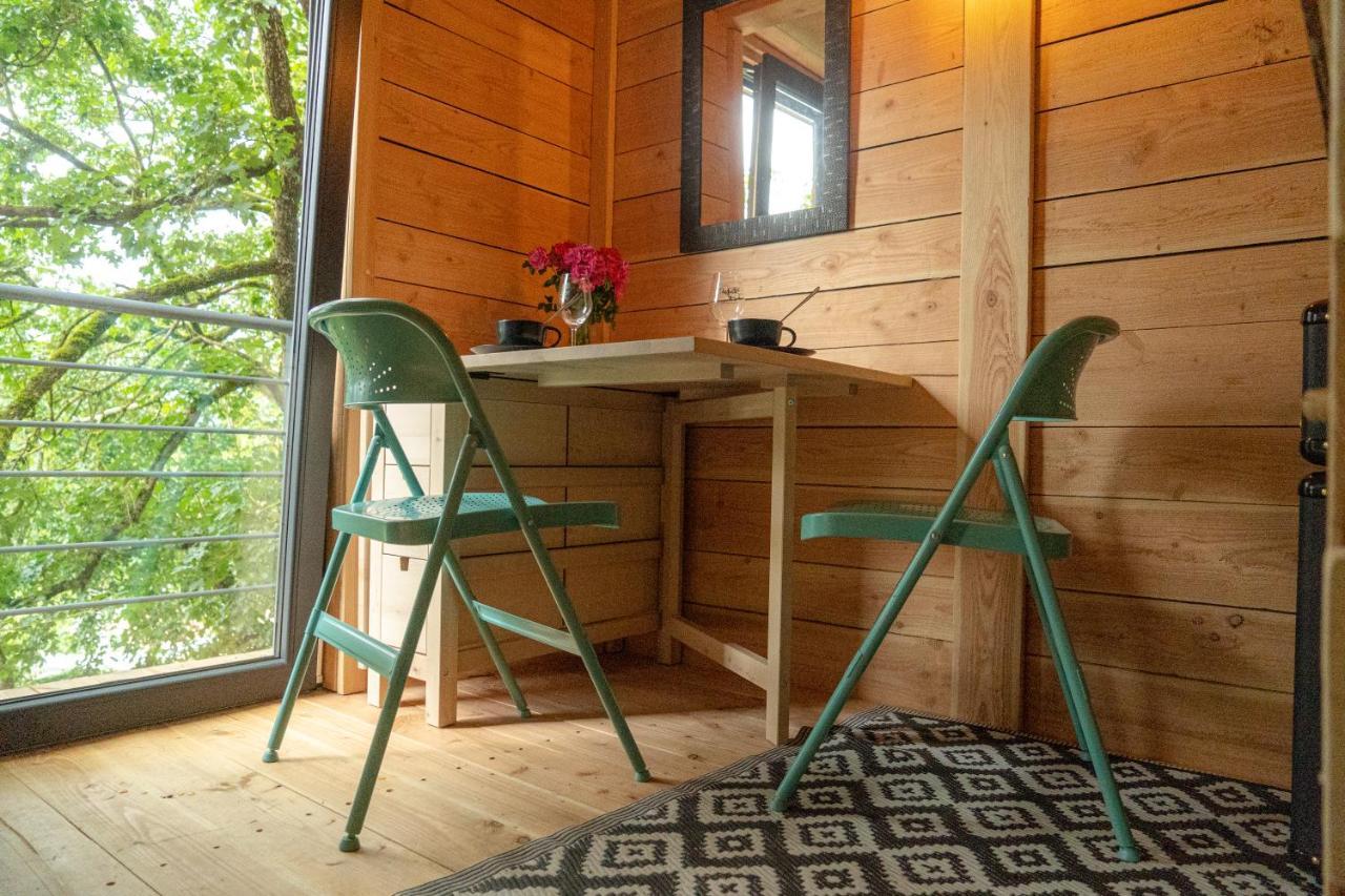 Le Moonloft Insolite Tiny-House Dans Les Arbres & 1 Seance De Sauna Pour 2 Avec Vue Panoramique Osenbach Kültér fotó