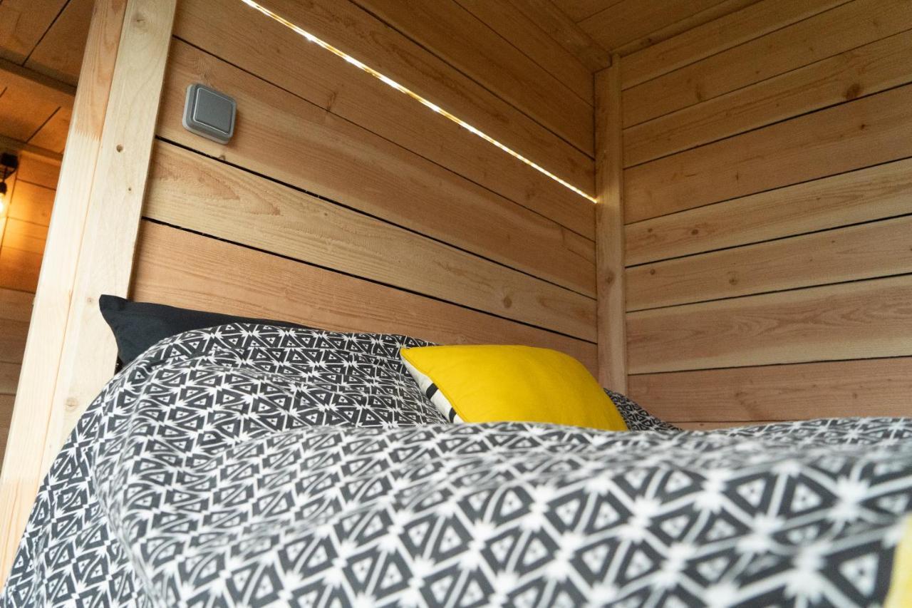 Le Moonloft Insolite Tiny-House Dans Les Arbres & 1 Seance De Sauna Pour 2 Avec Vue Panoramique Osenbach Kültér fotó
